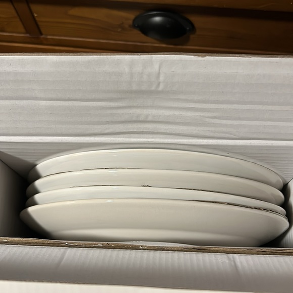 Pottery Barn Rustic Pumpkin Dinner Plates BNIB - Picture 4 of 7